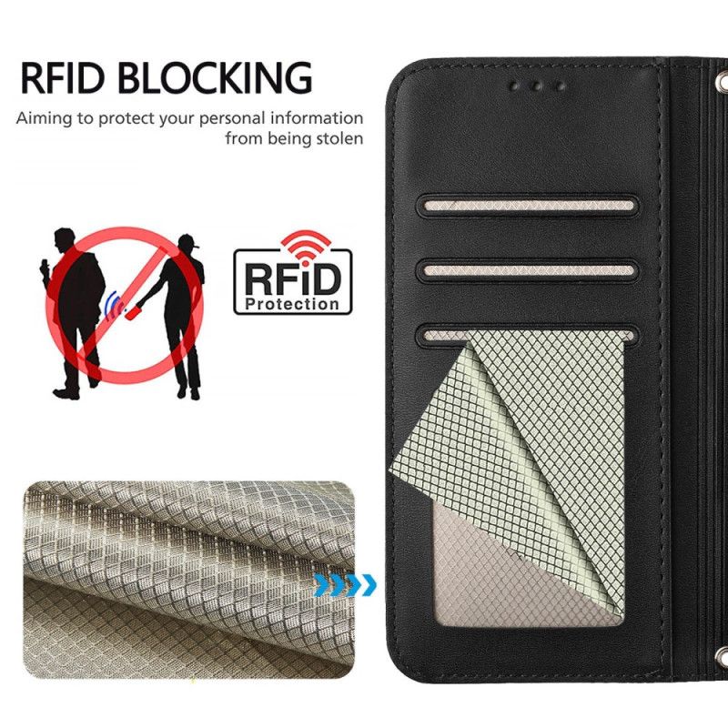 Flip Cover Xiaomi 17 Pro Rfid-blokerende Lædereffekt
