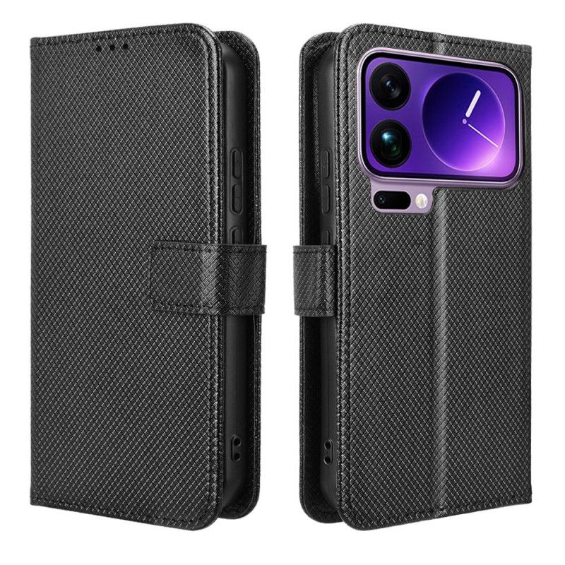 Flip Cover Xiaomi 17 Pro Tekstureret Kunstlæder