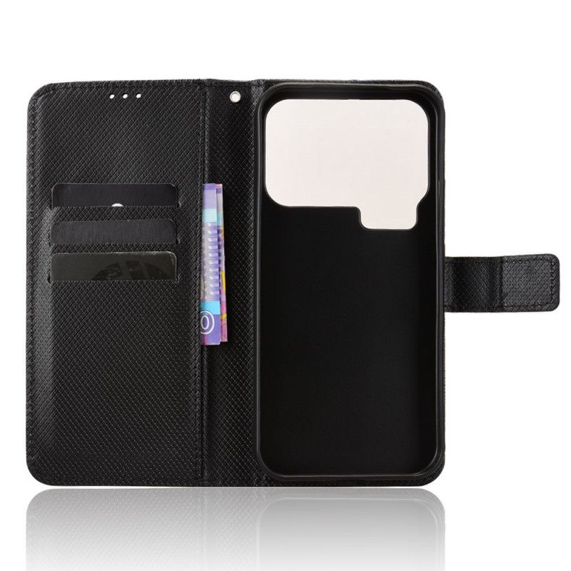 Flip Cover Xiaomi 17 Pro Tekstureret Kunstlæder