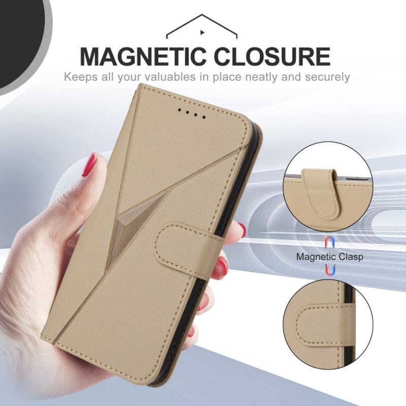 Flip Cover Xiaomi 17 Pro Trekantmønster