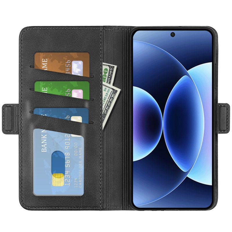 Læder Cover Xiaomi 17 Pro Telefon Etui Dobbeltspænde