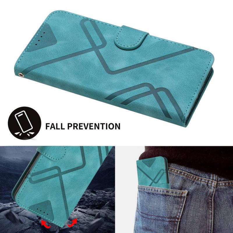 Læder Cover Xiaomi 17 Pro Telefon Etui Geometriske Mønstre