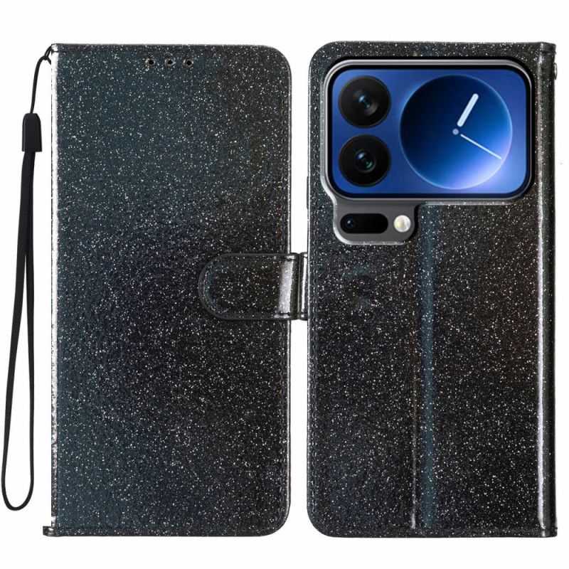 Læder Cover Xiaomi 17 Pro Telefon Etui Glitter