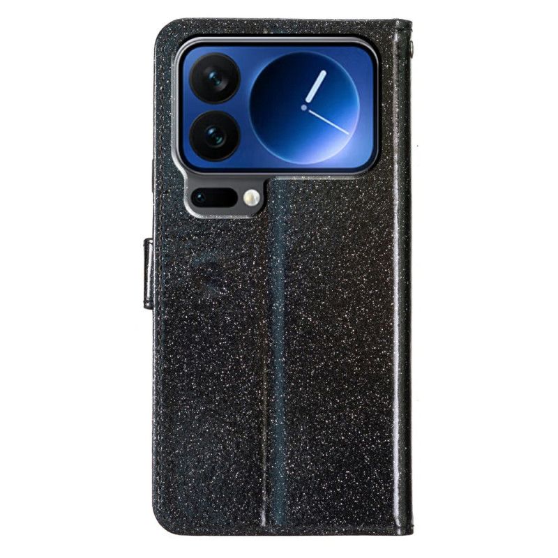 Læder Cover Xiaomi 17 Pro Telefon Etui Glitter