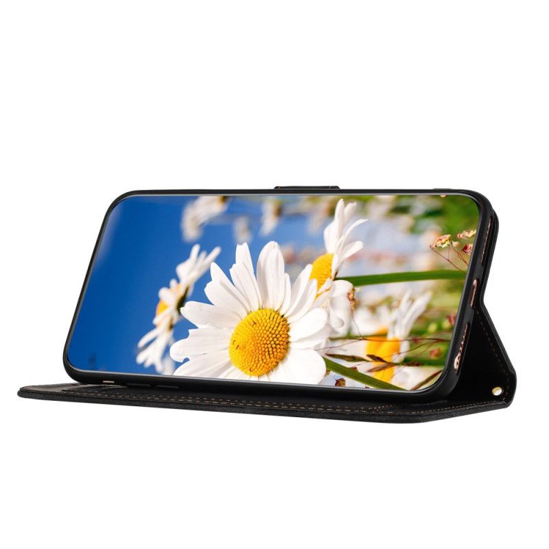 Læder Cover Xiaomi 17 Pro Telefon Etui Pung Med Blomstermønster