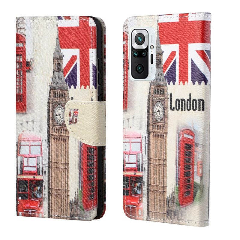 Flip Cover Xiaomi Redmi Note 10 Pro Mobilcover London Liv