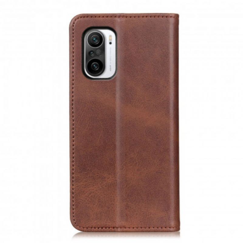 Læder Cover Xiaomi Mi 11i 5g / Poco F3 Telefon Etui Split Læder Elegance