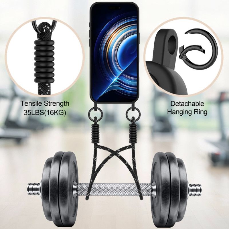 Cover iPhone Air Kortholder Med Snor