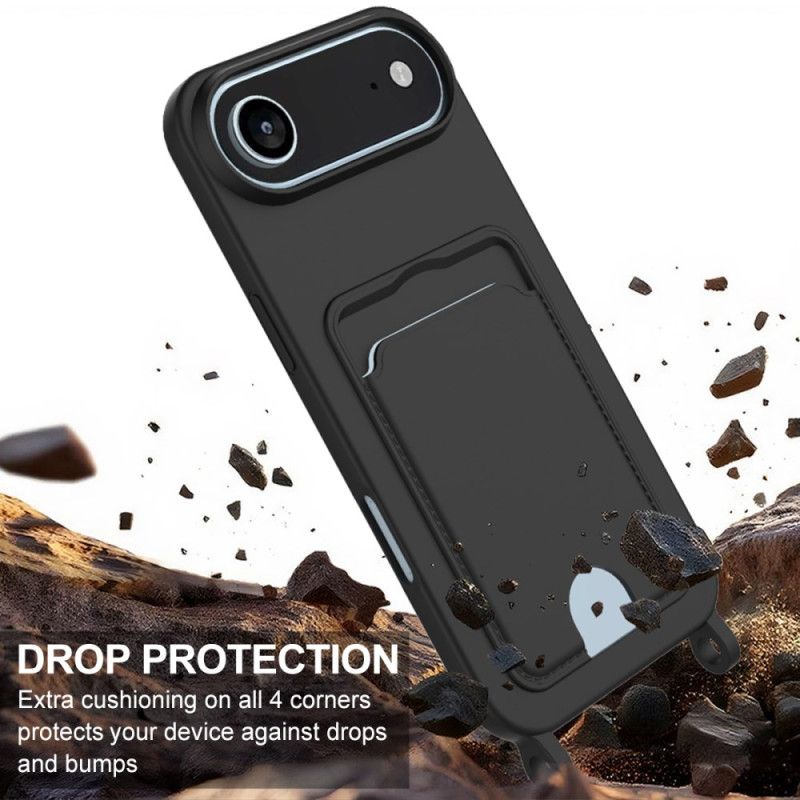 Cover iPhone Air Kortholder Med Snor