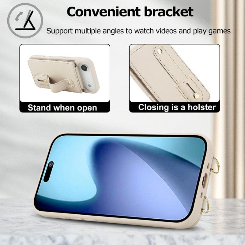 Cover iPhone Air Kortholder Og Skulderrem