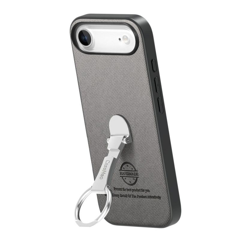 Cover iPhone Air Med Foldbar Stander Og Twill-tekstur