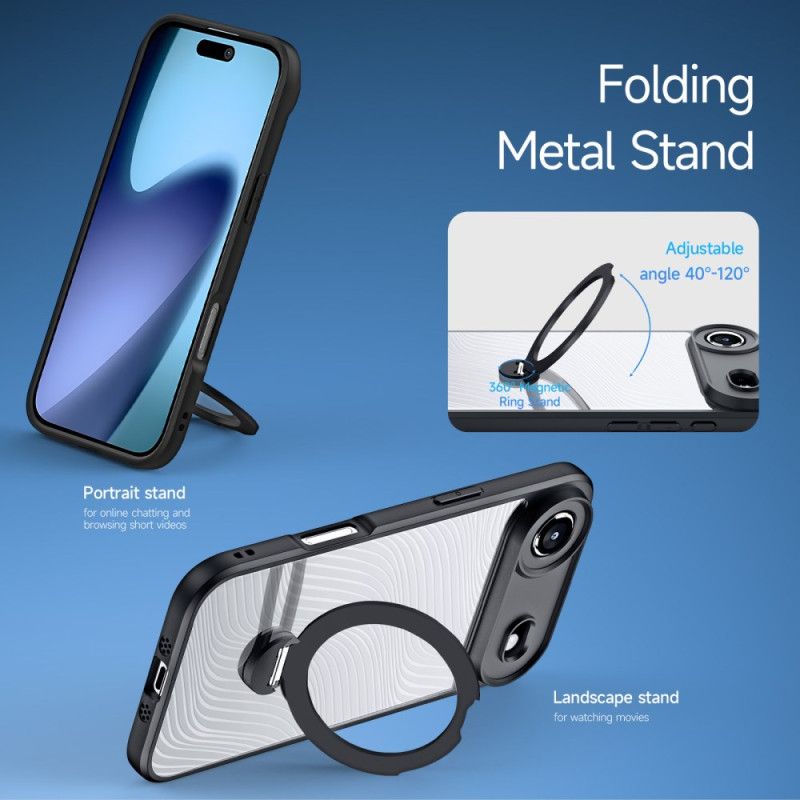 Cover iPhone Air Med Stativ Magsafe Kompatibel Med Aimo-serien Dux Ducis