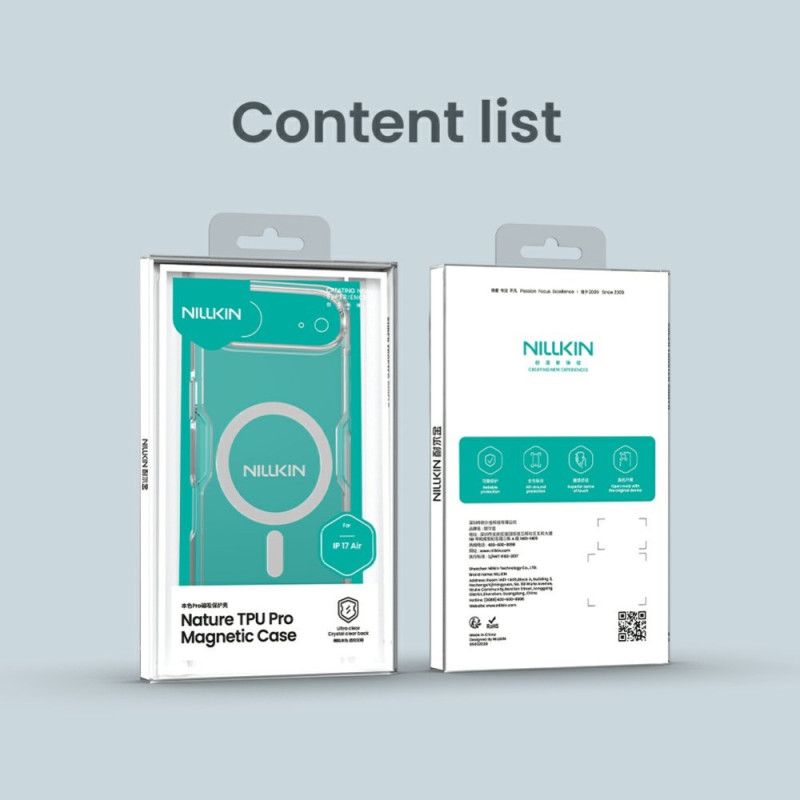 Cover iPhone Air Telefon Etui Magsafe Kompatibel Med Nature Pro-serien Nillkin