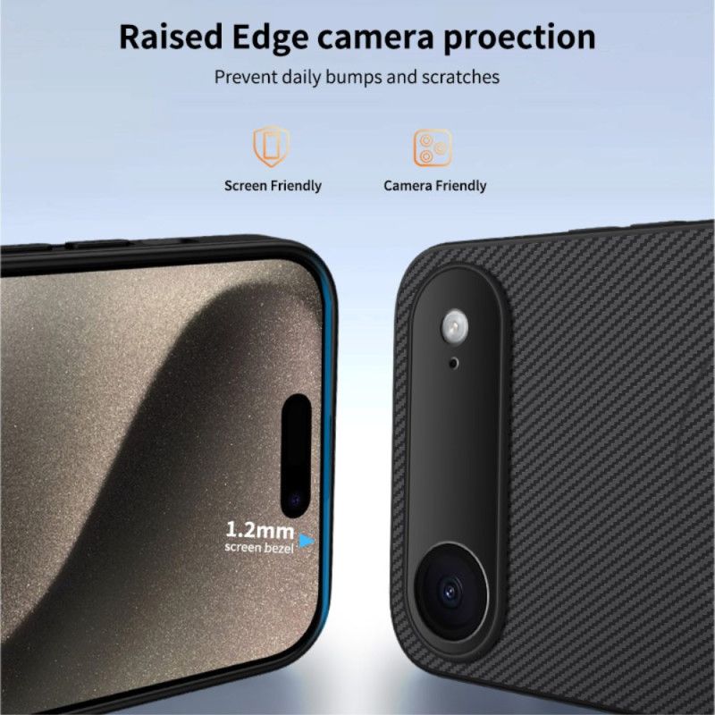 Cover iPhone Air Telefon Etui Magsafe Kulfiberfinhed