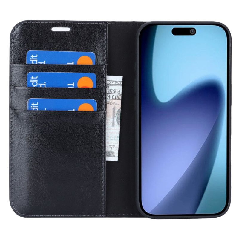 Flip Cover iPhone Air Ægte Læder