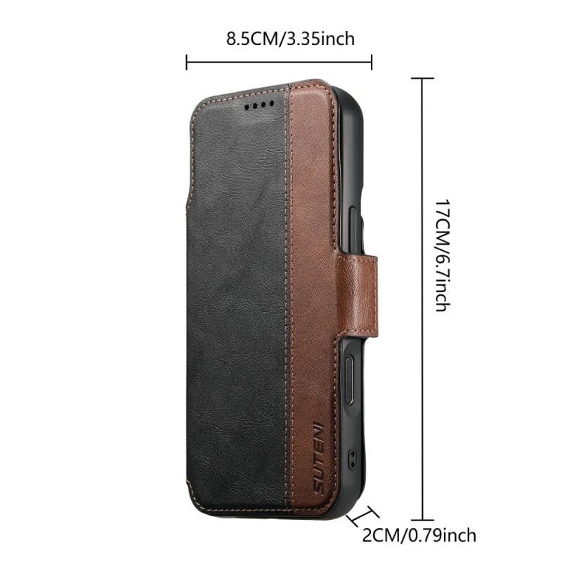 Flip Cover iPhone Air Aftageligt Magsafe 2-i-1-etui Suteni