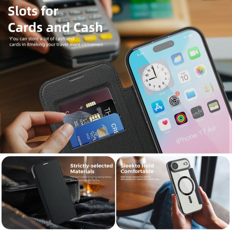 Flip Cover iPhone Air Magsafe-kompatibel Med Rfid-blokering