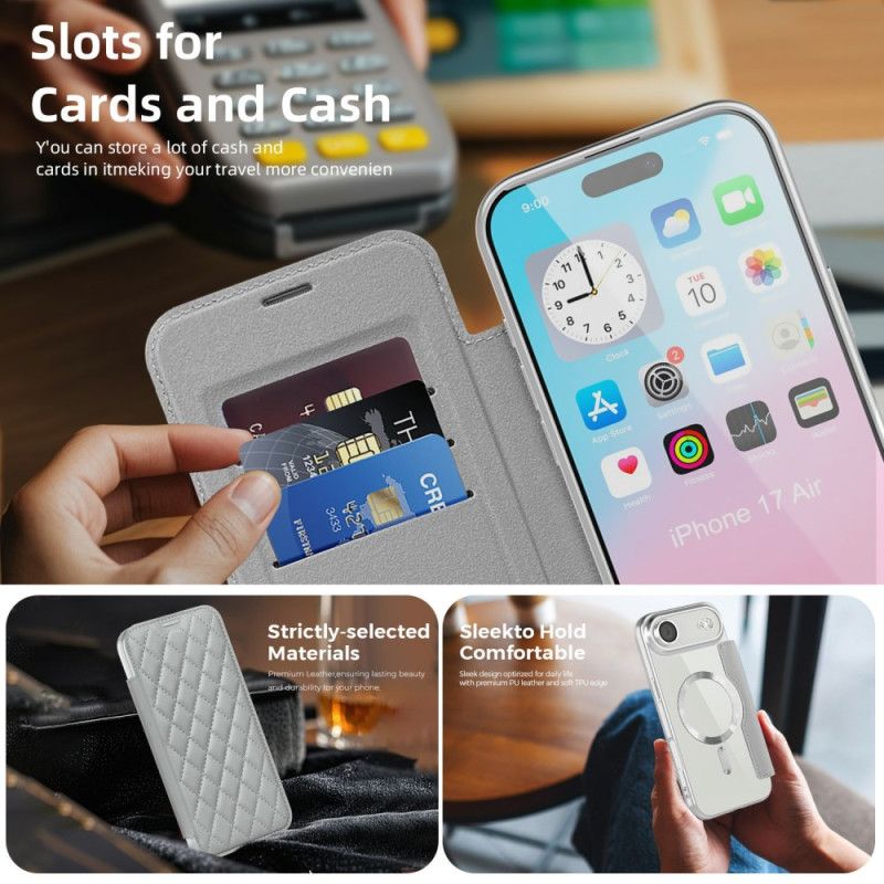 Flip Cover iPhone Air Magsafe-kompatibel Quiltet