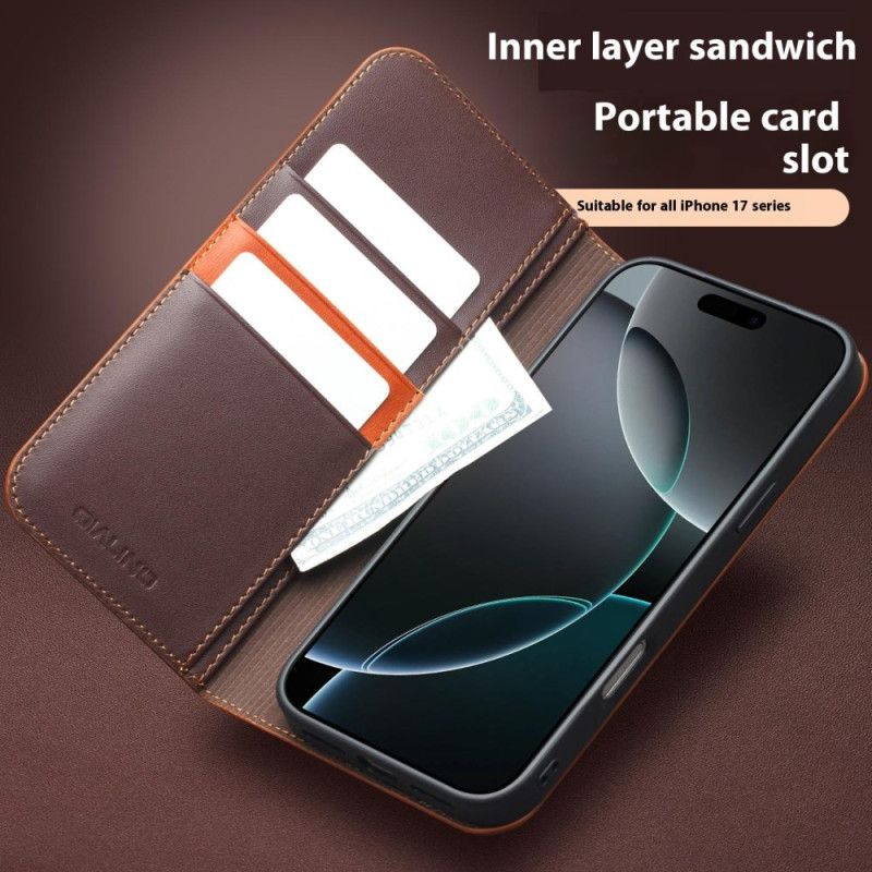 Flip Cover iPhone Air Qialino Læder