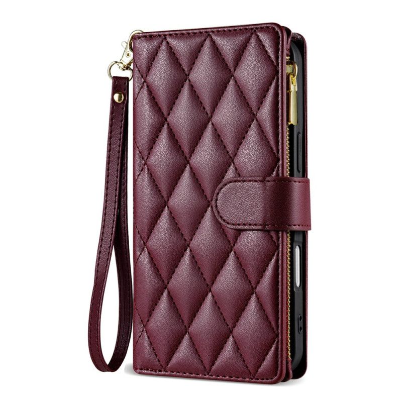 Flip Cover Til iPhone Air Quiltet Med Snor Og Skulderrem
