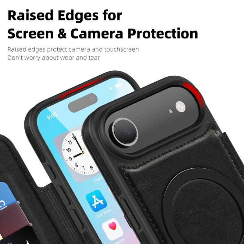 Læder Cover iPhone Air Magsafe Kompatibel Med Rfid-kortholder