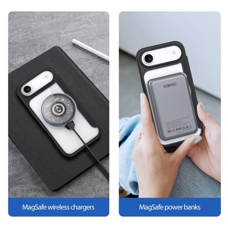 Læder Cover iPhone Air Telefon Etui Magsafe Skin X Pro-seriens Stander Dux Ducis