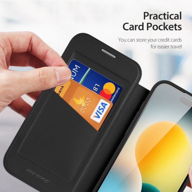 Læder Cover iPhone Air Telefon Etui Magsafe Skin X Pro-seriens Stander Dux Ducis