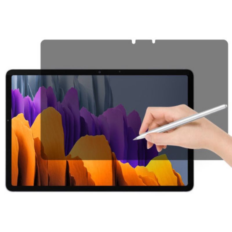 Anti-spion Skærmbeskytter I Hærdet Glas Til Samsung Galaxy Tab S10 Lite / S10 Fe / S9 / S9 Fe / S8 / S7