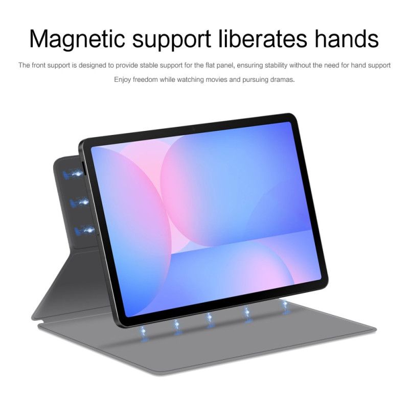 Case Samsung Galaxy Tab S10 Fe Telefon Etui Magnetisk Stativ Og Automatisk Dvale-/vågnefunktion