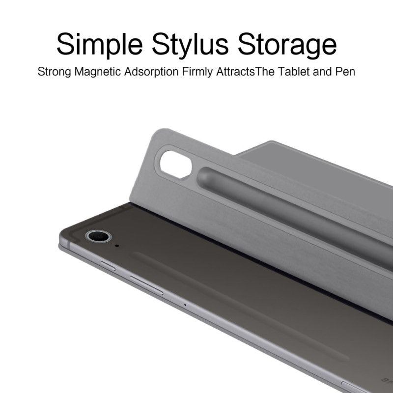 Case Samsung Galaxy Tab S10 Fe Telefon Etui Magnetisk Stativ Og Automatisk Dvale-/vågnefunktion