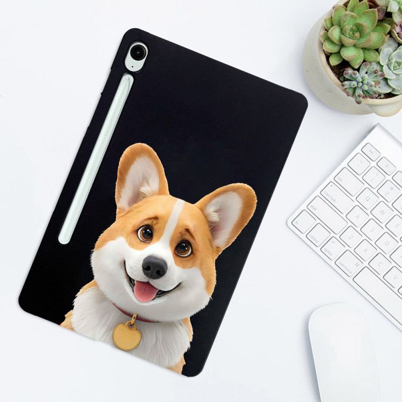 Cover Samsung Galaxy Tab S10 Fe Corgi-mønster
