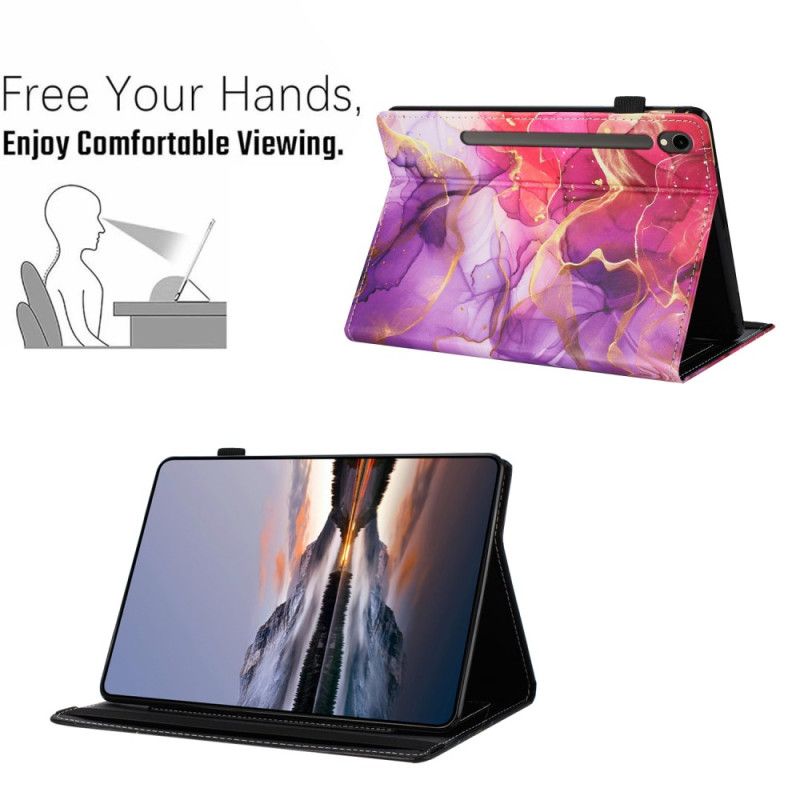 Etui Samsung Galaxy Tab S10 Fe Marmorånd
