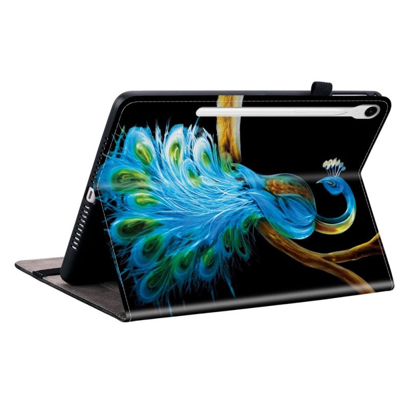 Etui Samsung Galaxy Tab S10 Fe Påfugledesign