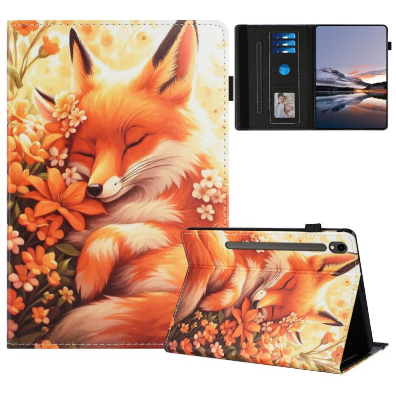 Etui Samsung Galaxy Tab S10 Fe Ræveblomster