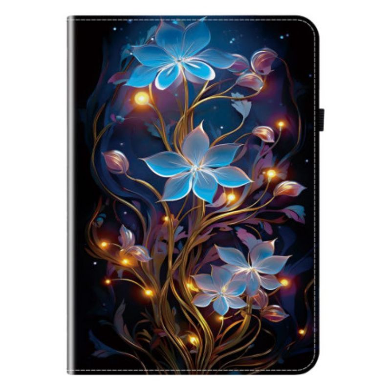 Etui Til Samsung Galaxy Tab S10 Fe Blomsterdesign