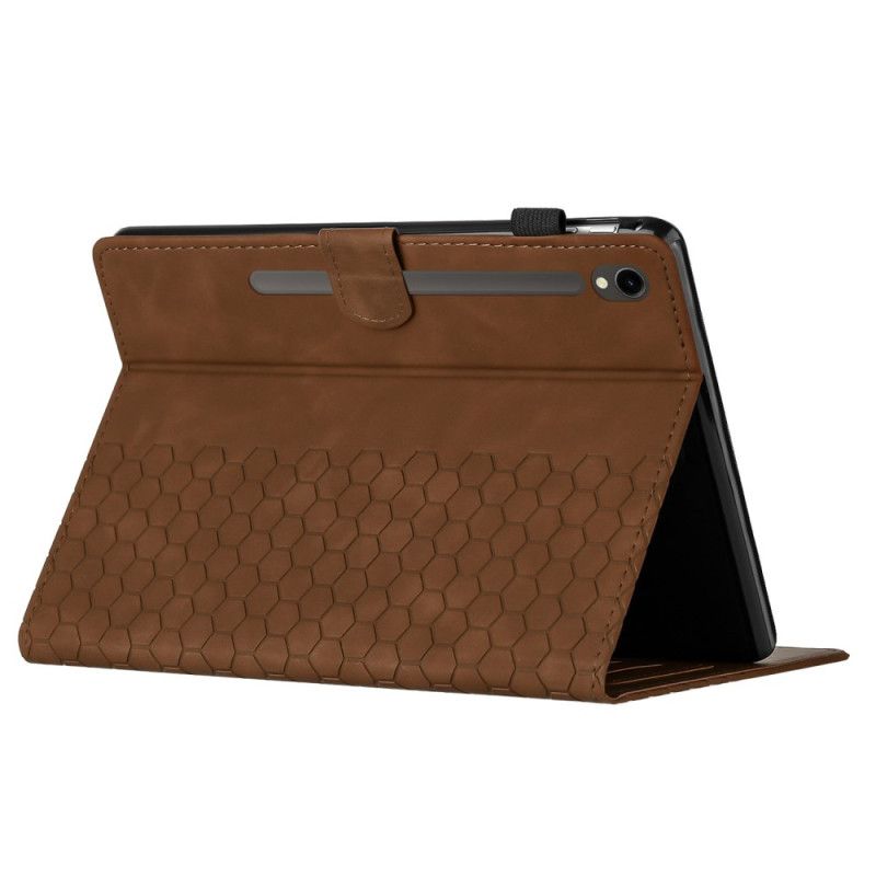 Læder Cover Samsung Galaxy Tab S10 Fe Vandret Kant