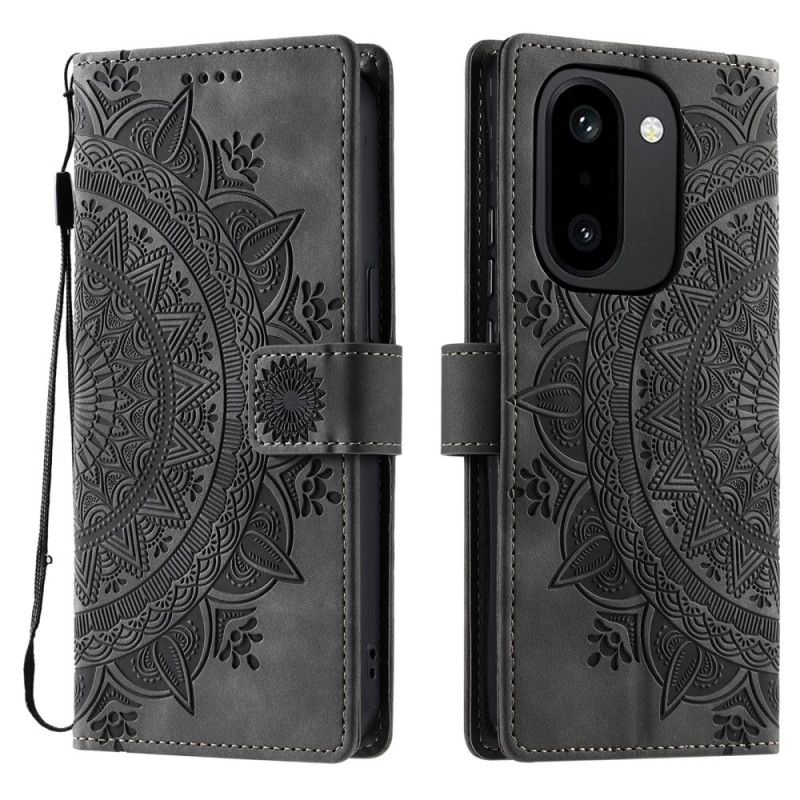 Flip Cover Oneplus 15r Mandala-pung Med Ruskindseffekt