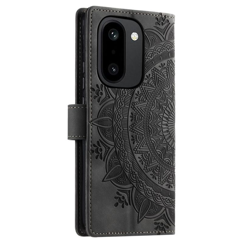 Flip Cover Oneplus 15r Mandala-pung Med Ruskindseffekt