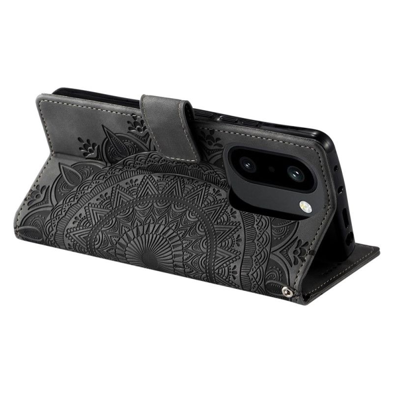 Flip Cover Oneplus 15r Mandala-pung Med Ruskindseffekt