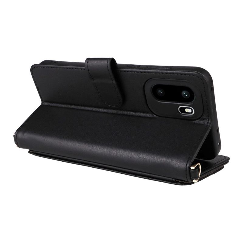 Flip Cover Til Oneplus 15r 6 Kortlommer Med Stropper