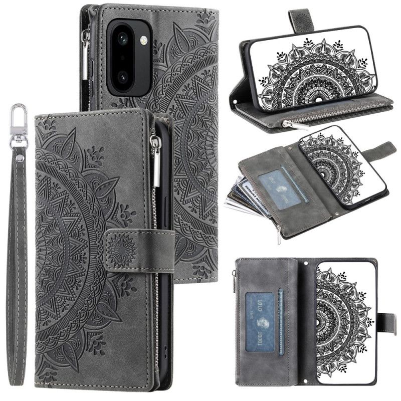 Læder Cover Oneplus 15r Mandala-blomsterpung