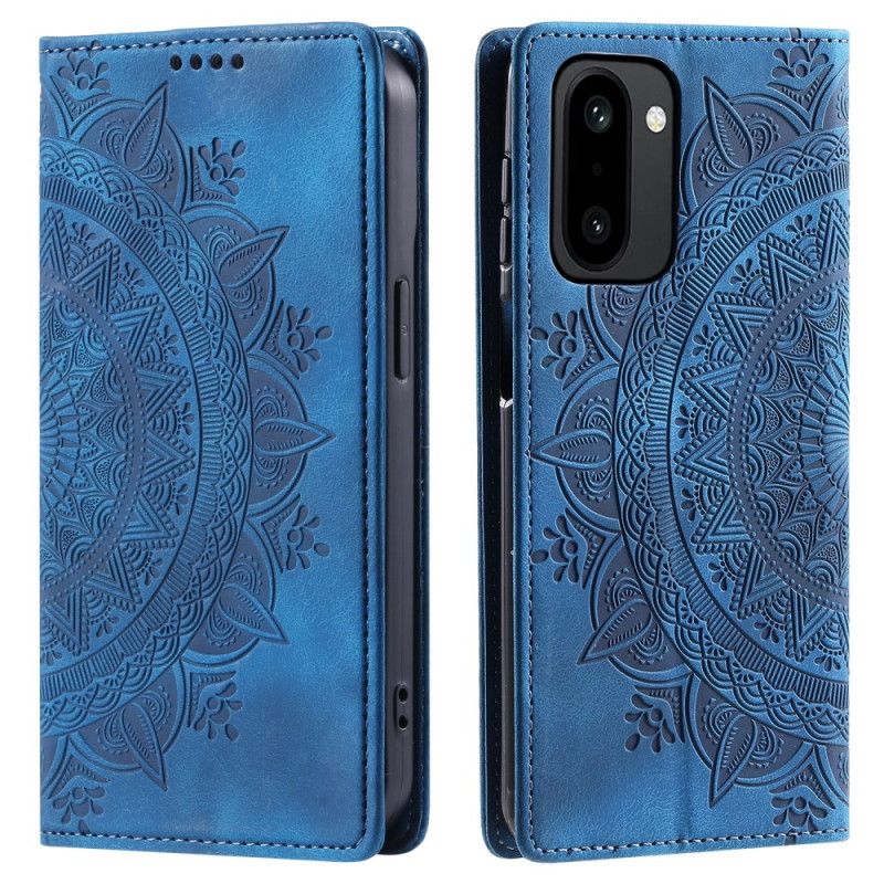 Læder Cover Oneplus 15r Mandala-ruskindseffekt