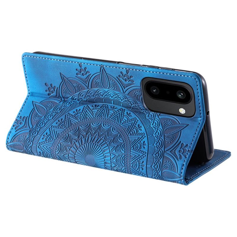 Læder Cover Oneplus 15r Mandala-ruskindseffekt