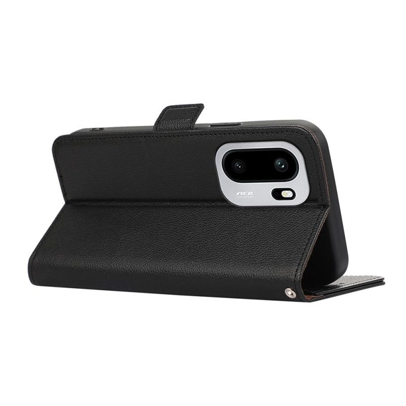 Læder Cover Oneplus 15r Telefon Etui Abeel Litchi-tekstur