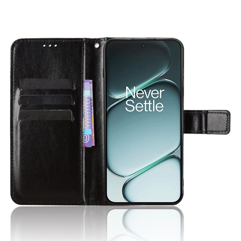 Læder Cover Oneplus 15r Telefon Etui Prangende Kunstlæder