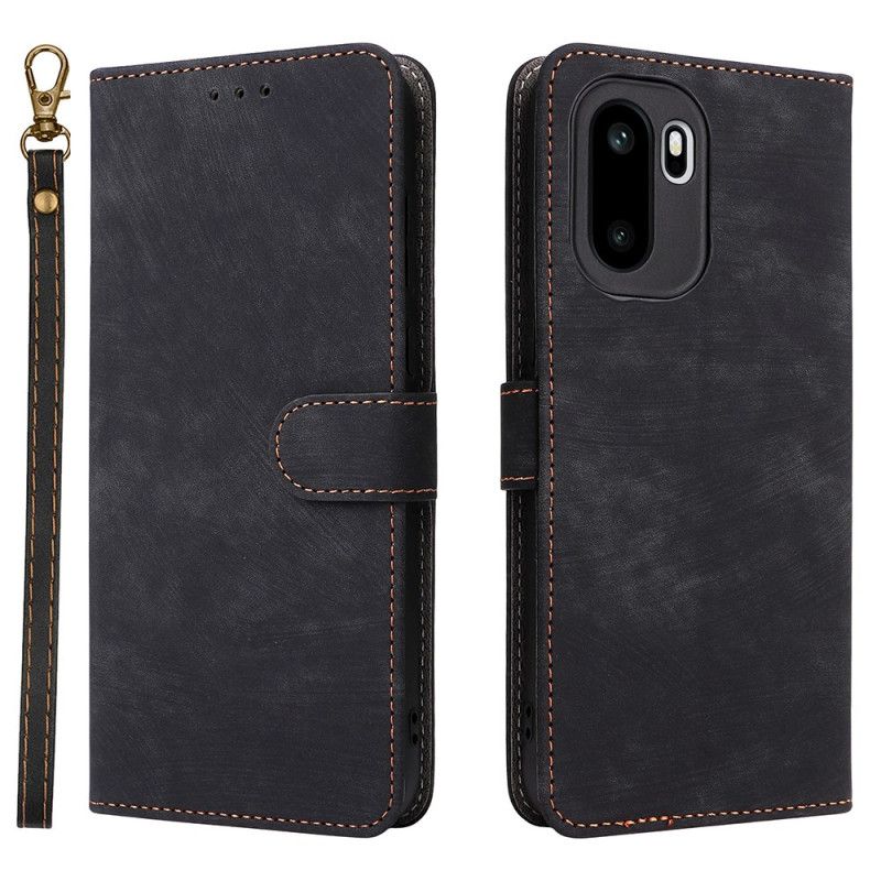 Læder Cover Oneplus 15r Telefon Etui Rfid-blokerende Ruskindseffekt