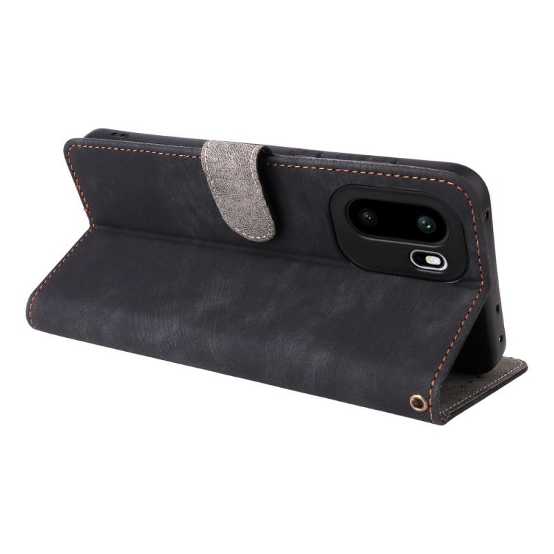 Læder Cover Oneplus 15r Telefon Etui Rfid-blokerende Ruskindseffekt