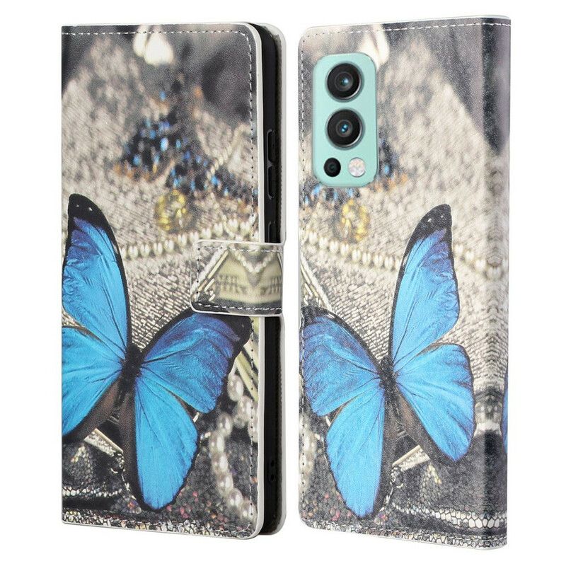 Flip Cover Oneplus Nord 2 5g Butterflies Strap Variationer