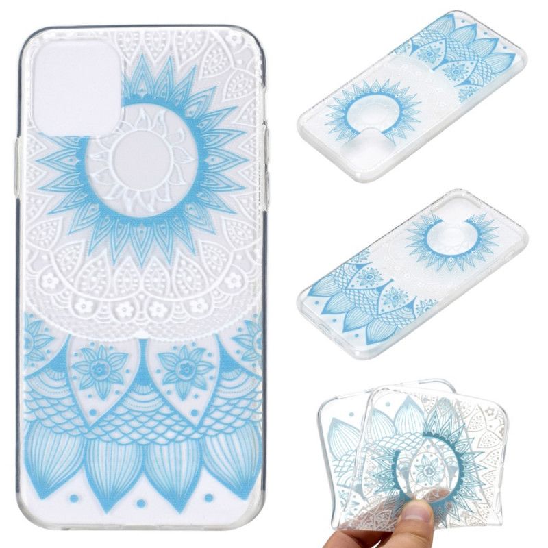 Cover iPhone 11 Pro Lyserød Gennemsigtig Farverig Mandala