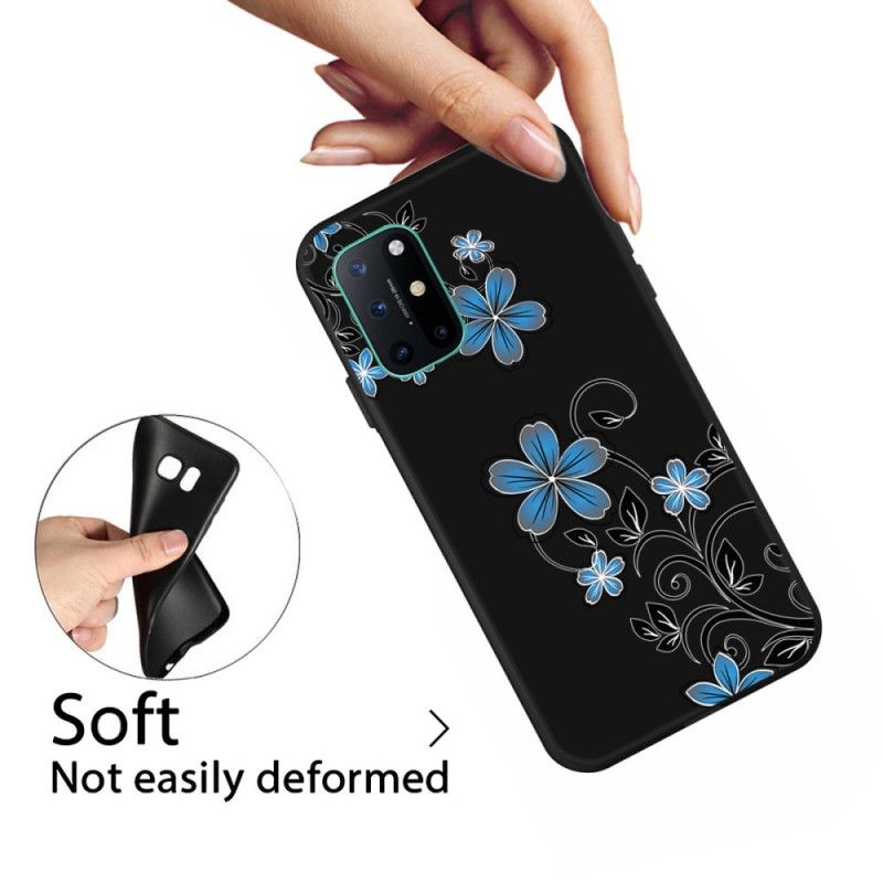 Cover for OnePlus 8T Blå Blomster